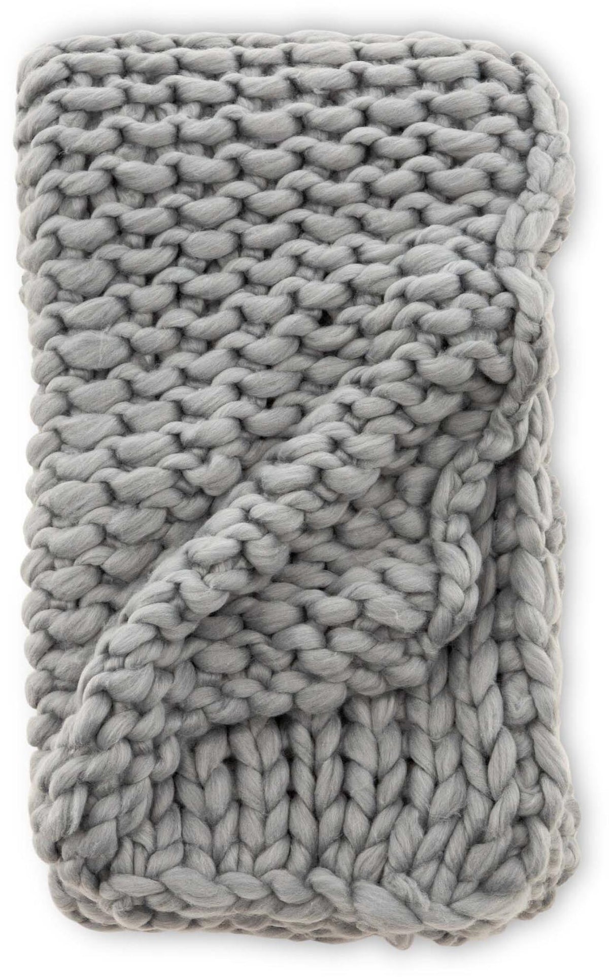 Kate Throw in Hellgrau präsentiert im Onlineshop von KAQTU Design AG. Wolldecke ist von Venture Home