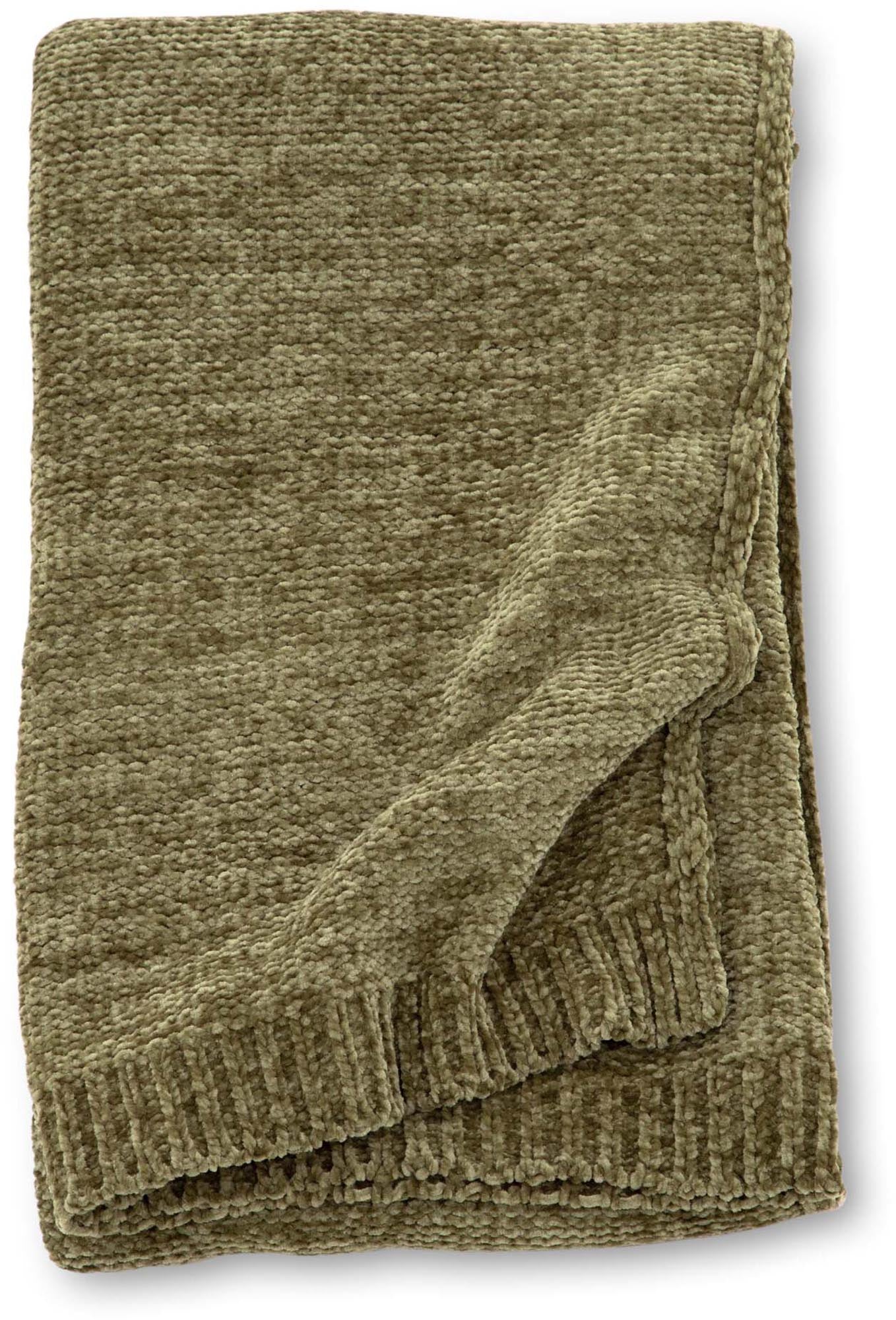 Stilvolle Ally Throw von Venture Home: Dunkelgraue Wolldecke aus Chenille und Polyester, ideal für Eleganz und Gemütlichkeit in jedem Raum.