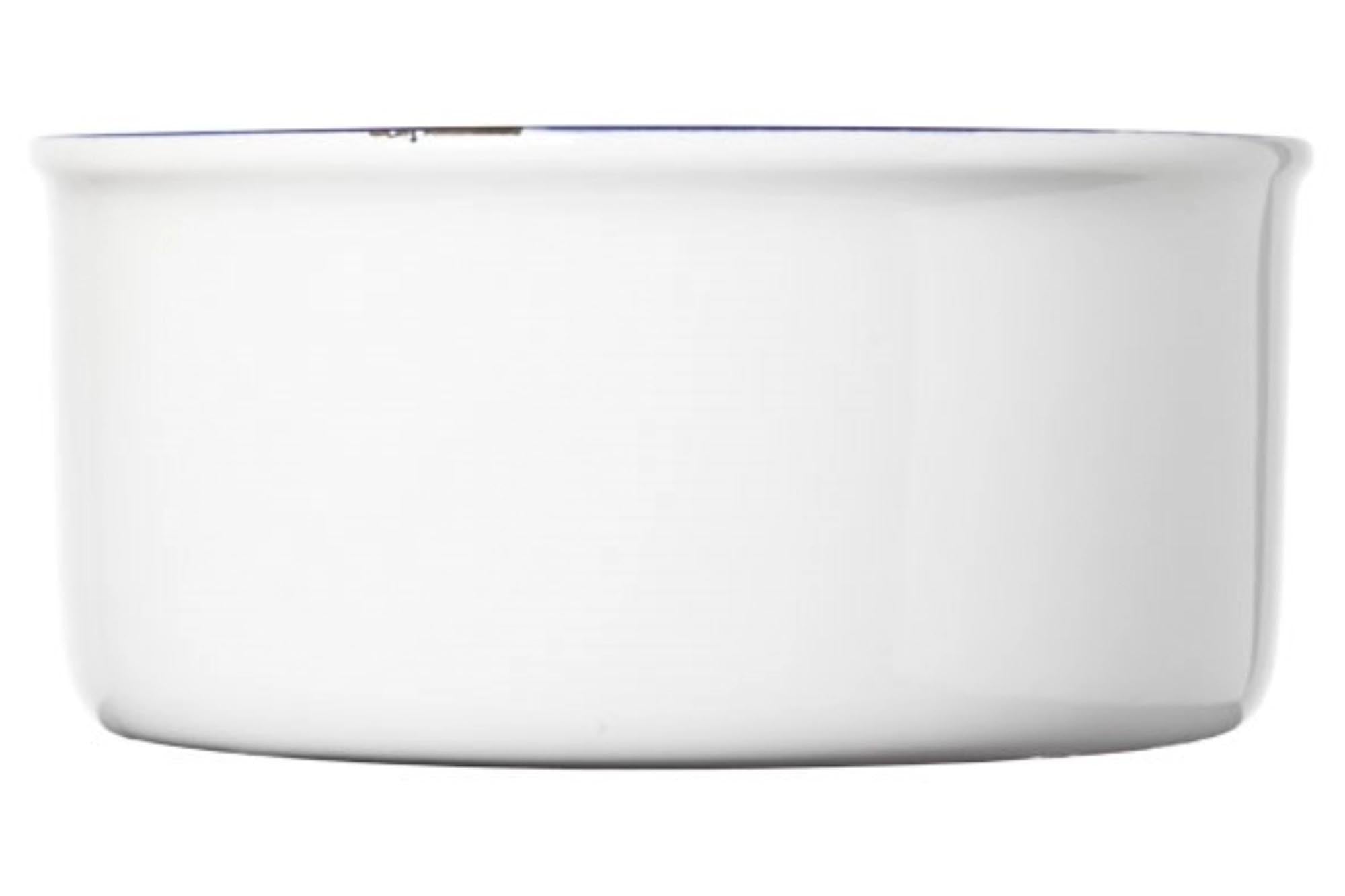 Elegante, runde Antoinette Auflaufform (15x7 cm) aus Steinzeug für Soufflés, Aufläufe & Gratins. Perfekte Wärmeleitung & stilvolles Design.