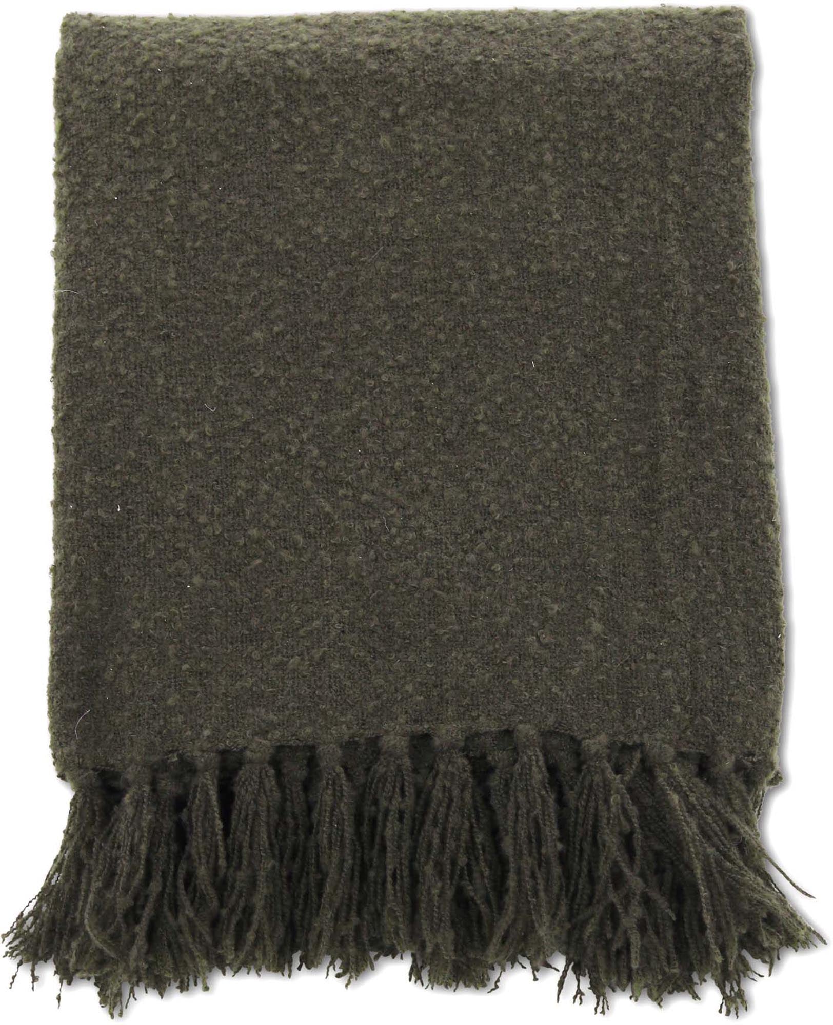 Stanly Throw in Moosgrün präsentiert im Onlineshop von KAQTU Design AG. Wolldecke ist von Venture Home