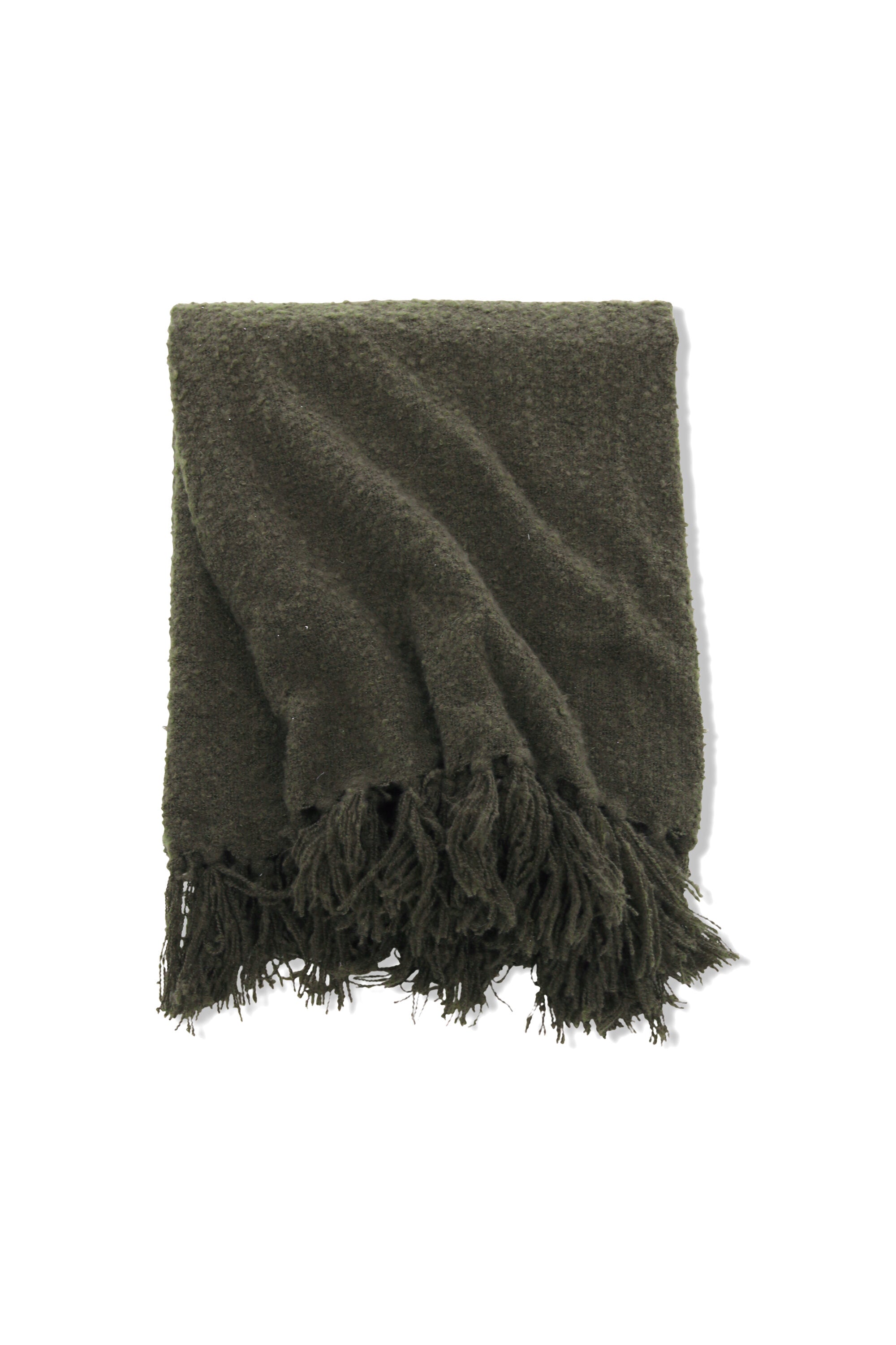 Stanly Throw in Moosgrün präsentiert im Onlineshop von KAQTU Design AG. Wolldecke ist von Venture Home