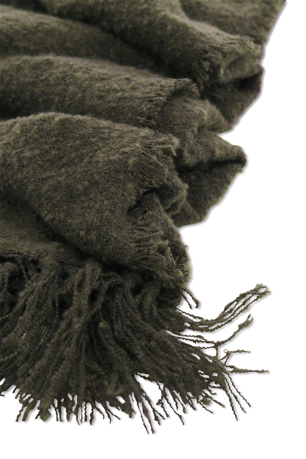 Stanly Throw in Moosgrün präsentiert im Onlineshop von KAQTU Design AG. Wolldecke ist von Venture Home