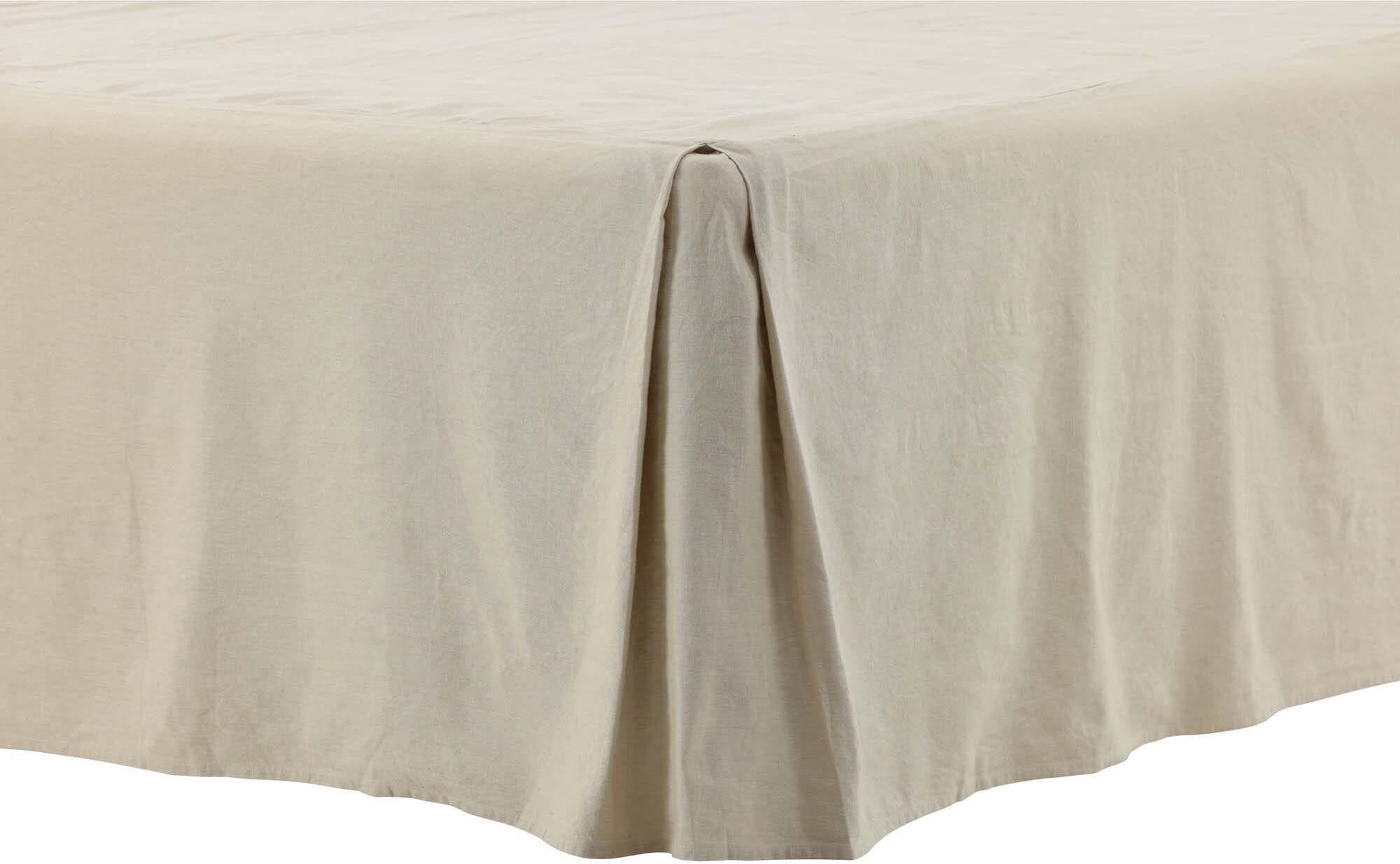 Stilvoller Kimmy Bettrock von Venture Home in edlem Beige.