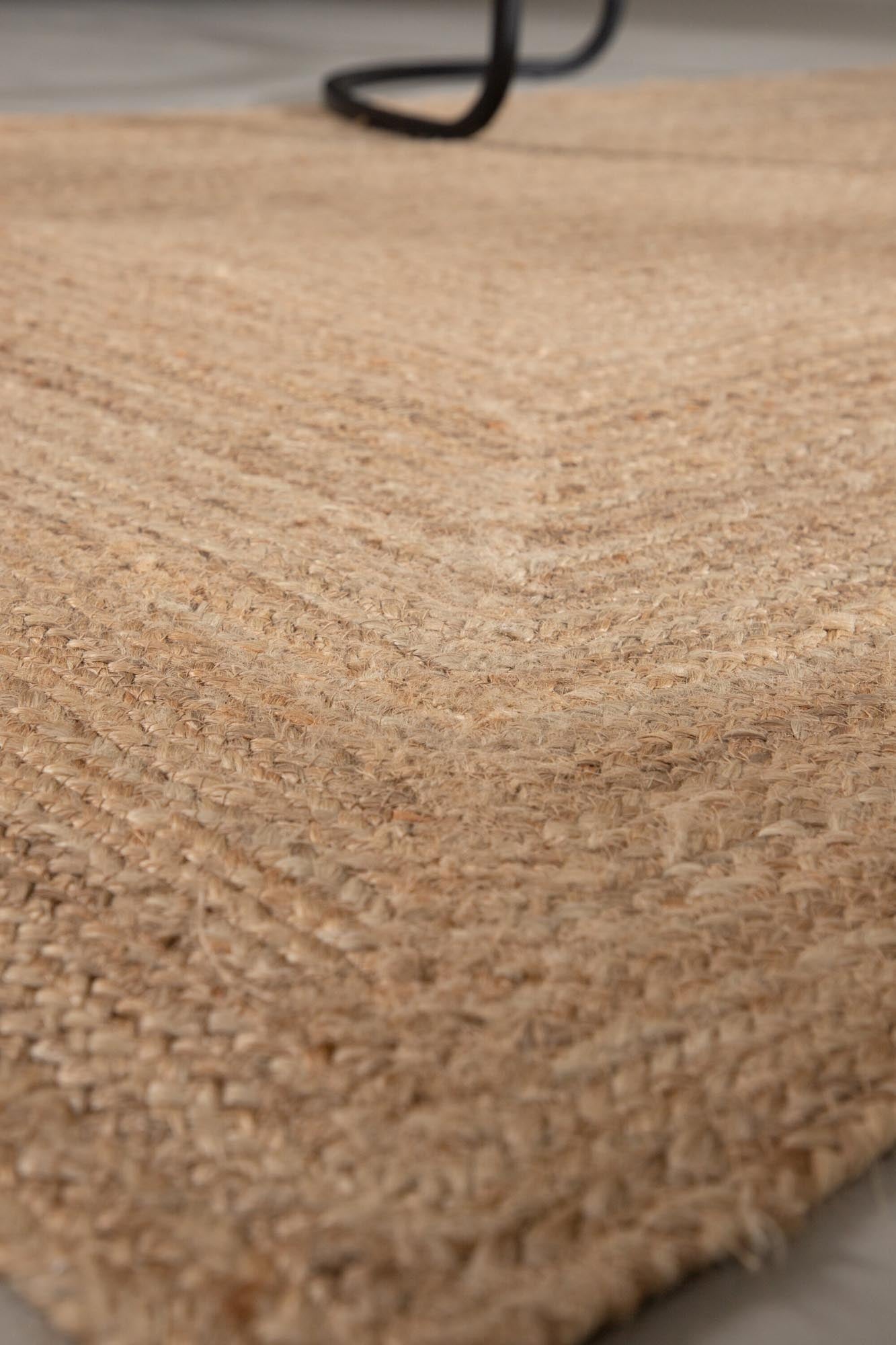 Oliver Teppich Eckig in Natur präsentiert im Onlineshop von KAQTU Design AG. Teppich ist von Venture Home