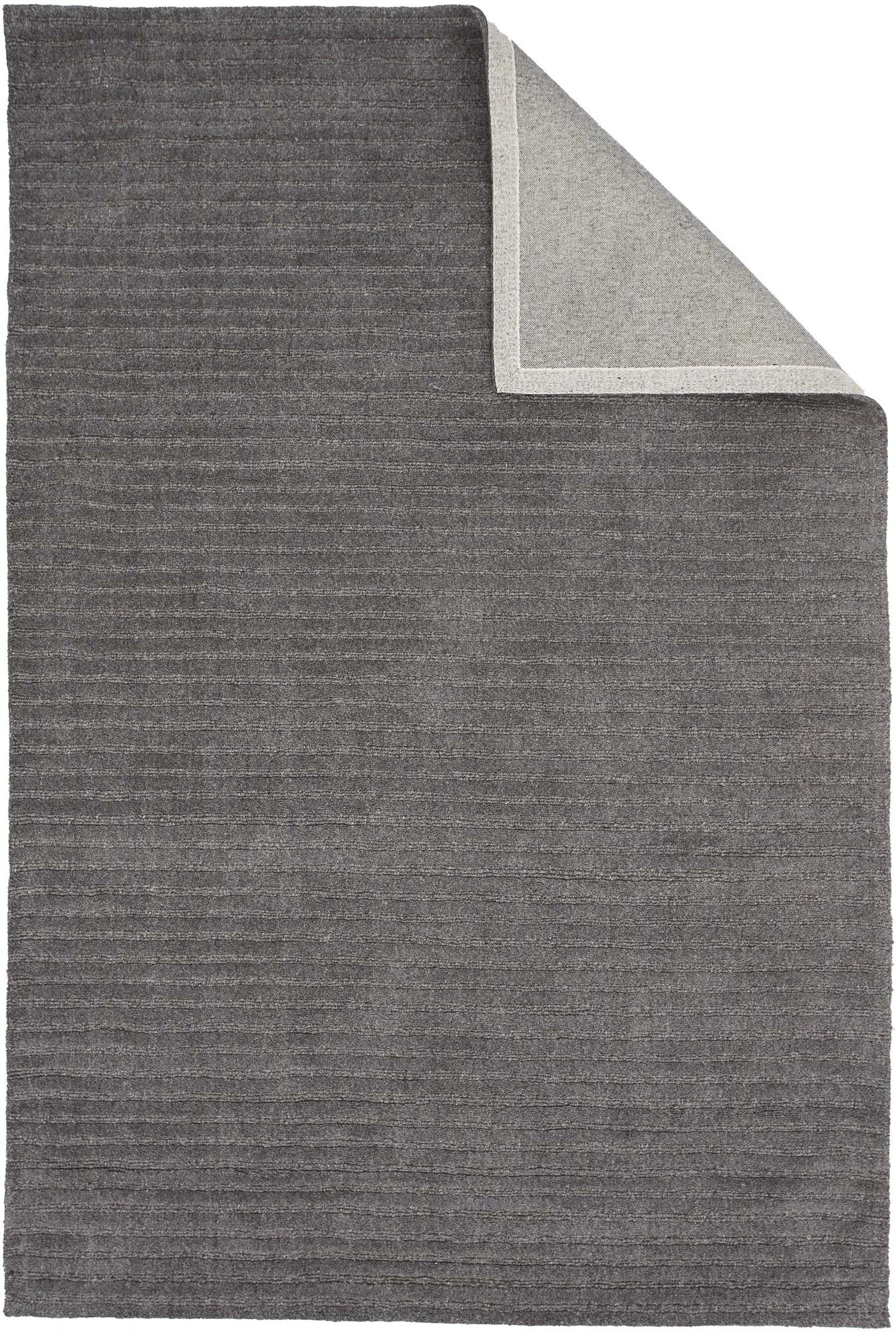 Milton Teppich in Dunkelgrau präsentiert im Onlineshop von KAQTU Design AG. Teppich ist von Venture Home