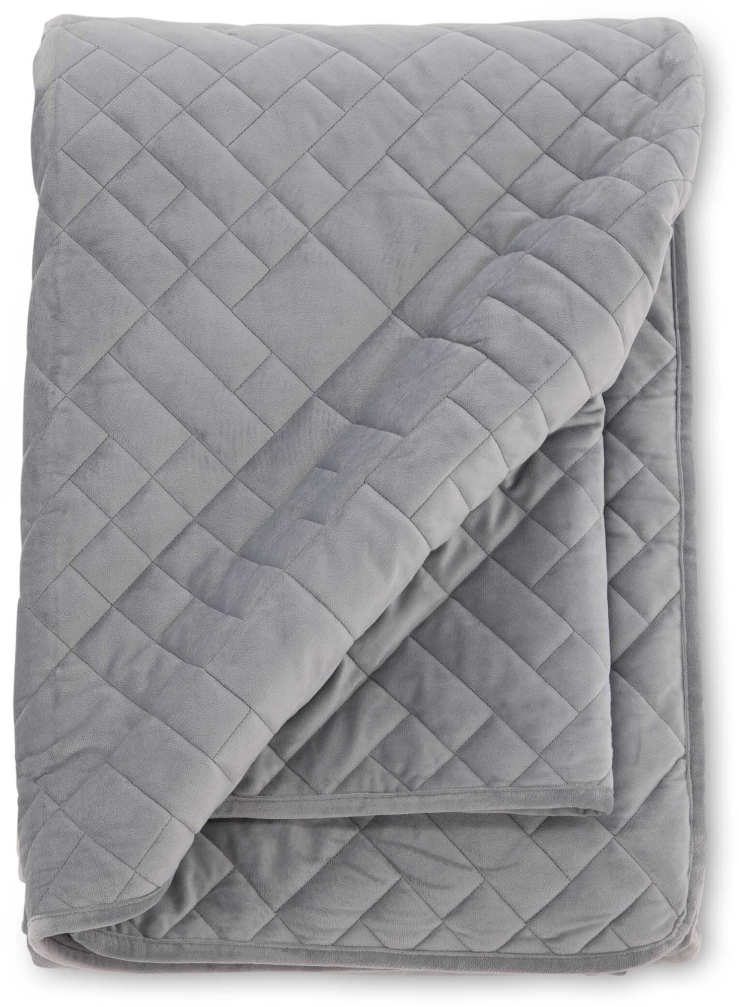 Jilly Tagesdecke in Hellgrau präsentiert im Onlineshop von KAQTU Design AG. Bettüberwurf ist von Venture Home