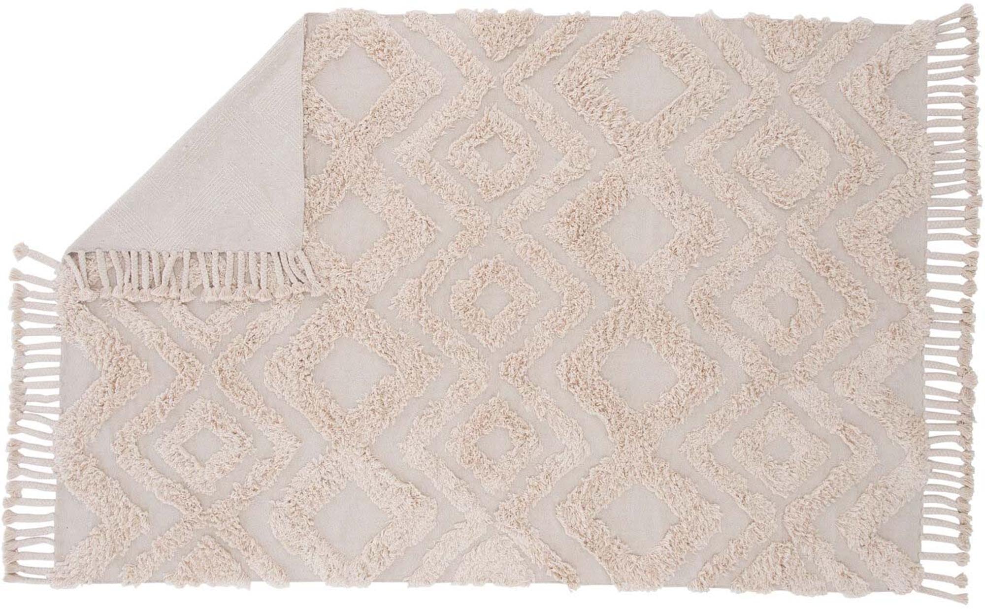 Hilma Teppich in Beige präsentiert im Onlineshop von KAQTU Design AG. Teppich ist von Venture Home