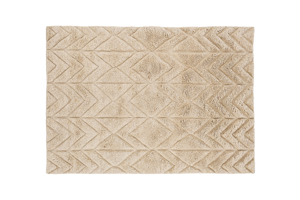 Zoe Teppich in Beige präsentiert im Onlineshop von KAQTU Design AG. Teppich ist von Vind