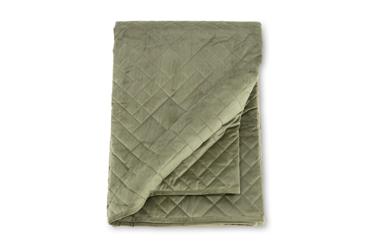 Jilly Tagesdecke in Grün präsentiert im Onlineshop von KAQTU Design AG. Bettüberwurf ist von Venture Home