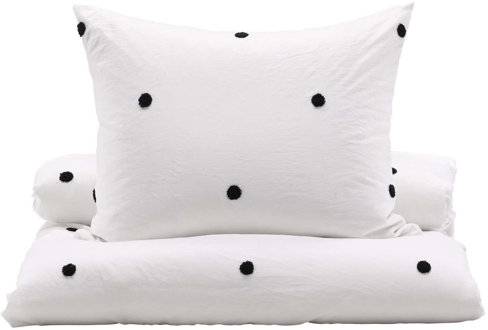 Loke Bettgarnitur in Weiss präsentiert im Onlineshop von KAQTU Design AG. Bettwäsche ist von Venture Home