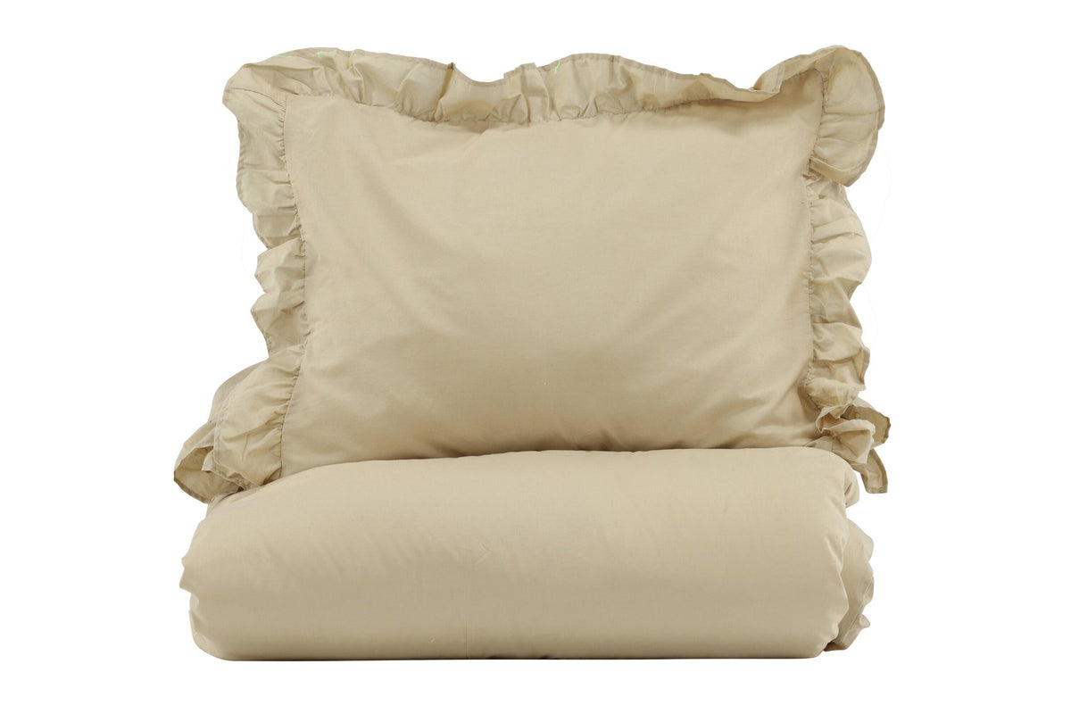 Levi Bettgarnitur in Sand präsentiert im Onlineshop von KAQTU Design AG. Bettwäsche ist von Venture Home