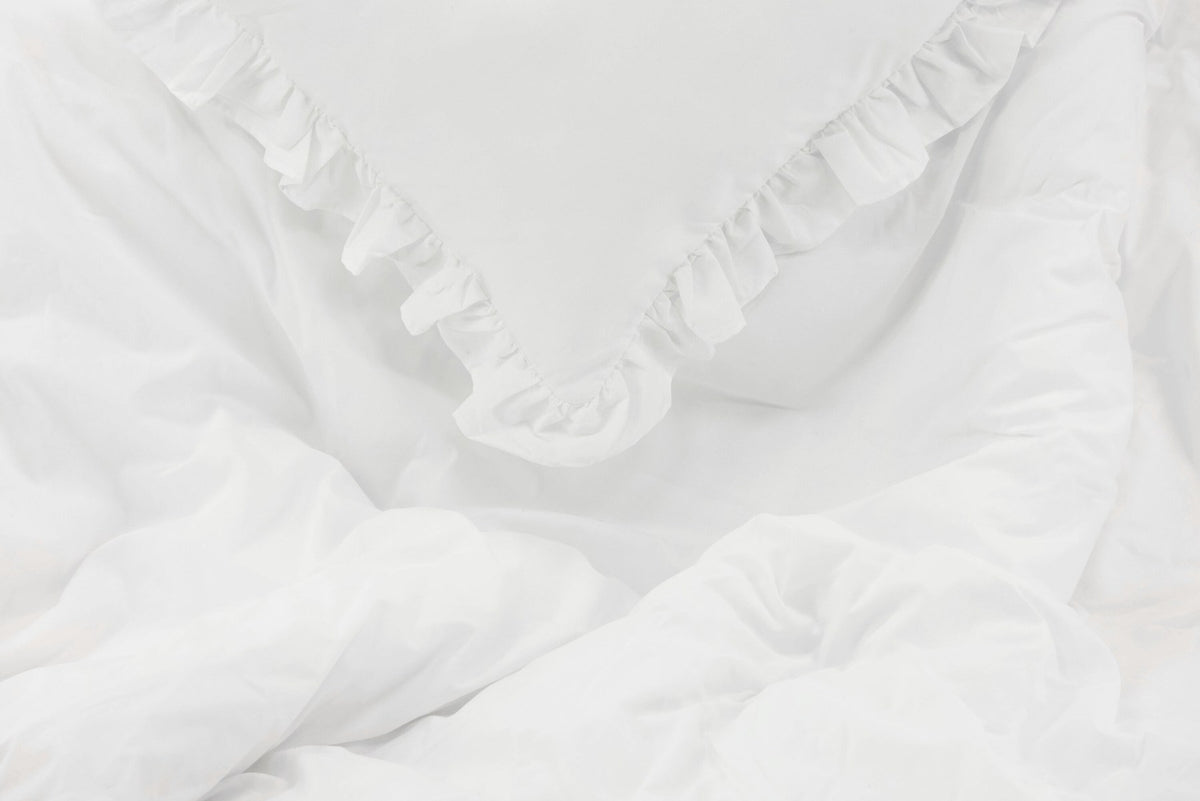 Levi Bettgarnitur in Weiss präsentiert im Onlineshop von KAQTU Design AG. Bettwäsche ist von Venture Home