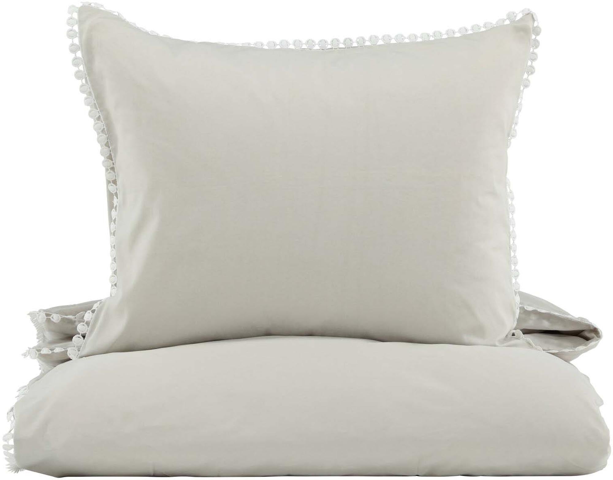 Entdecken Sie die Livia Bettgarnitur von Venture Home: Elegante Baumwollsatin-Bettwäsche in harmonischen Farben für höchsten Schlafkomfort und mühelose Pflege.