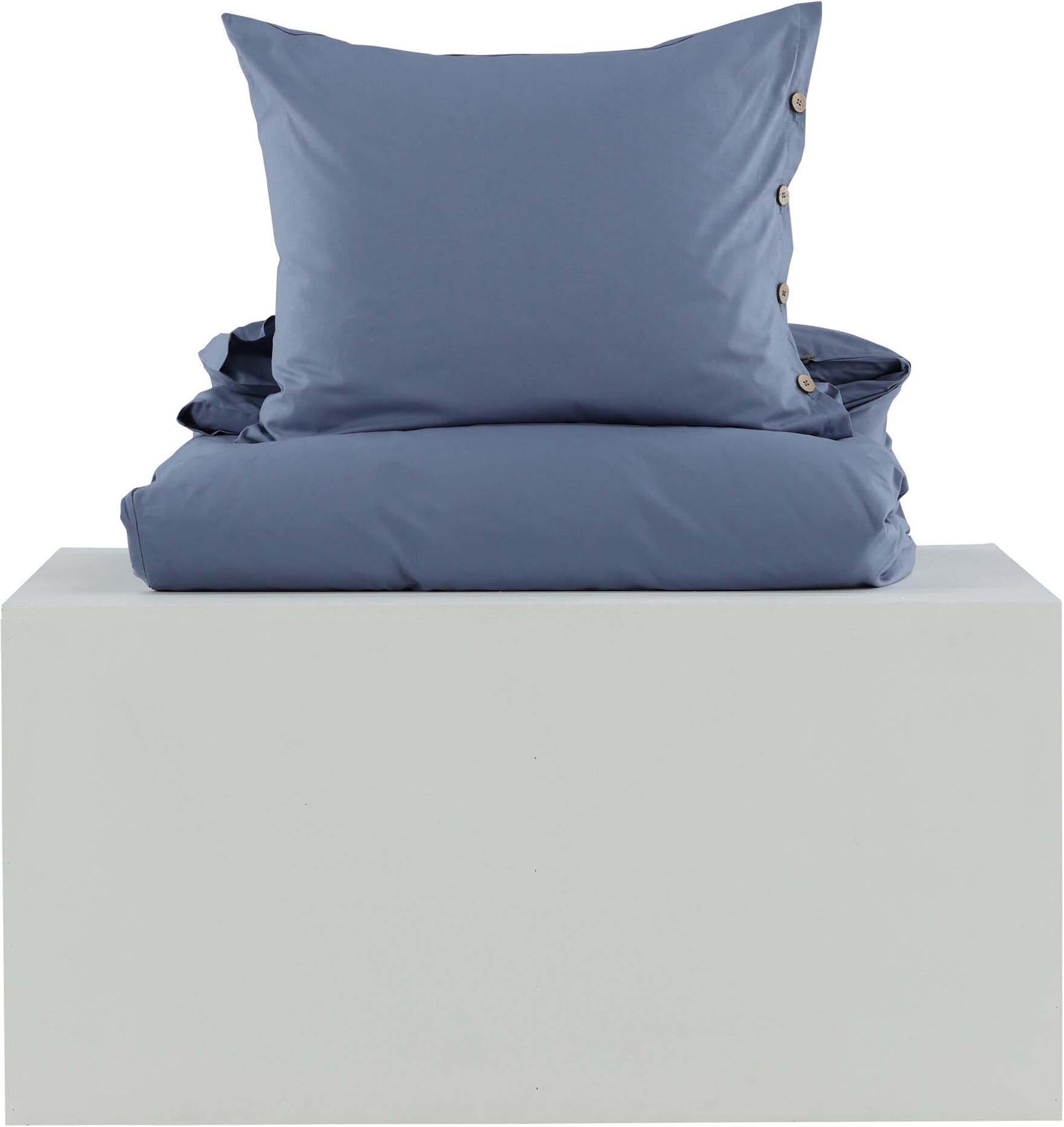 Erleben Sie das Joar Bettwäsche Set von Venture Home: Stilvolles Design in sanftem Sand, atmungsaktive Baumwolle und pflegeleichte Handhabung für Ihr Schlafzimmer.