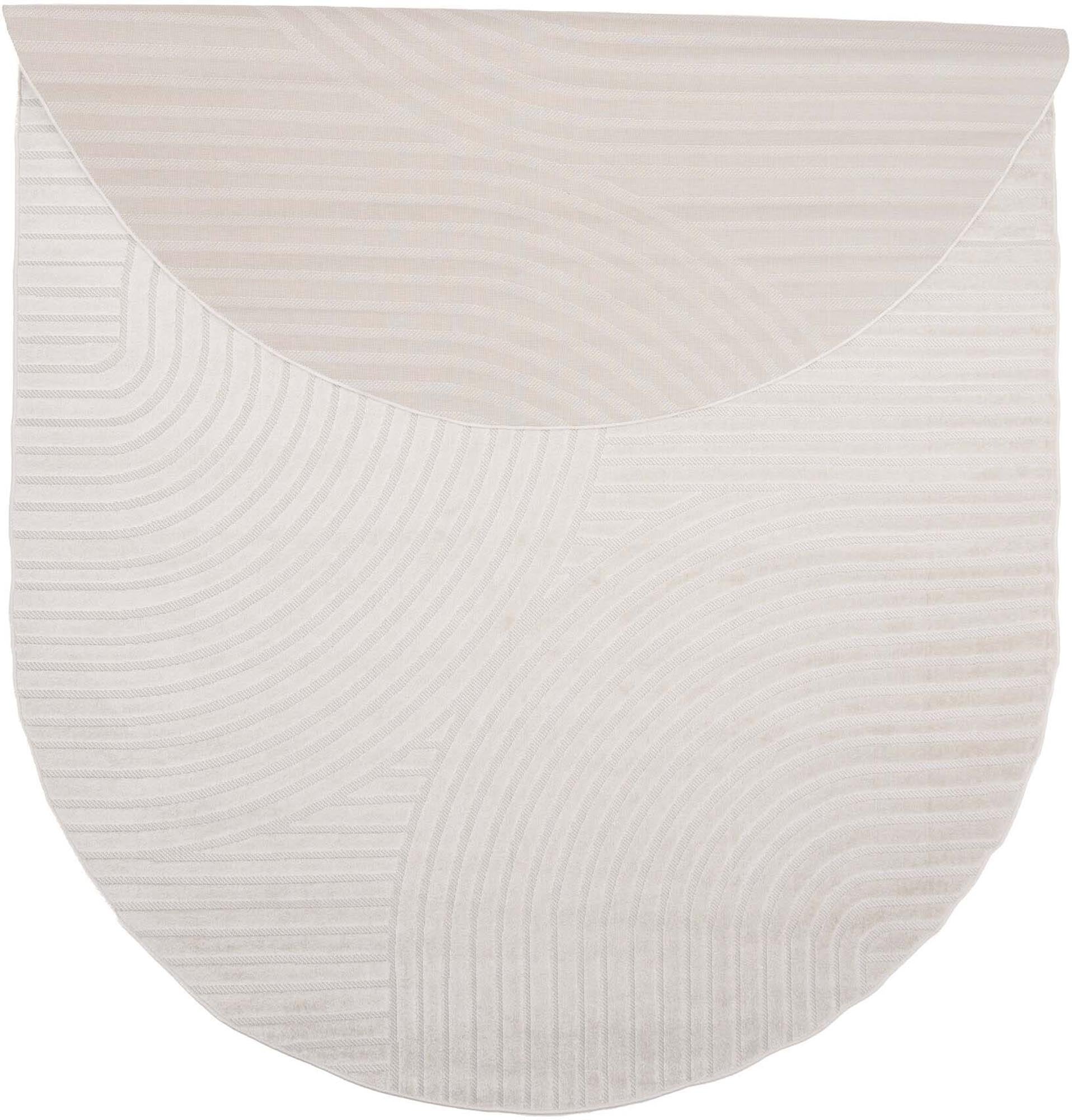 Vince Oval Teppich von Venture Home: Zeitloses Design in Creme.