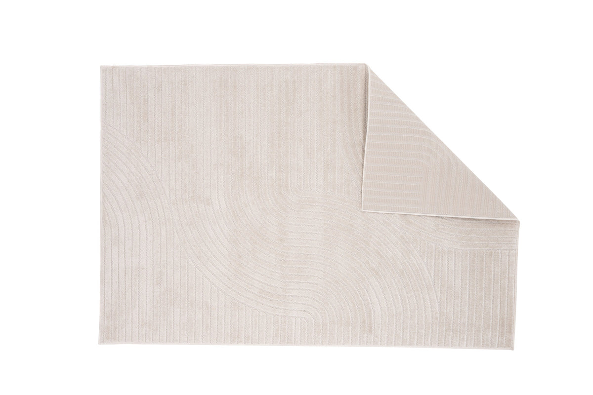 Vince Teppich in Weiss präsentiert im Onlineshop von KAQTU Design AG. Teppich ist von Venture Home