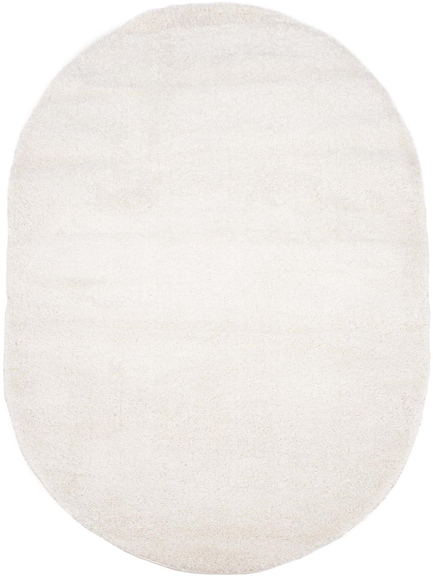 Walter Pluto Teppich Oval in Weiss präsentiert im Onlineshop von KAQTU Design AG. Teppich ist von Venture Home