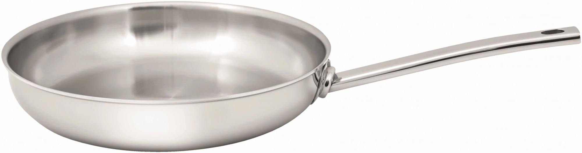 Ecoline Bratpfanne D28cm von Demeyere: umweltfreundliche Antihaftbeschichtung, nachhaltiger Edelstahl, ergonomisches Design, ideal für gesundes Kochen.