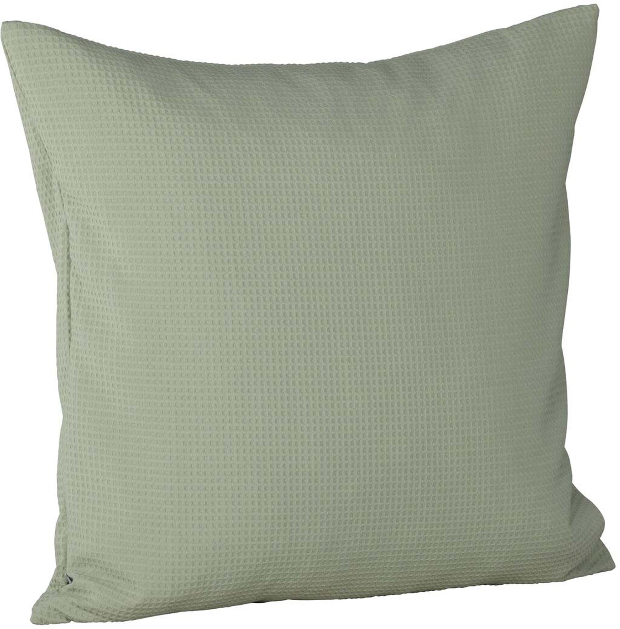 Celine Kissenbezug von Venture Home: Eleganter Waffelstoff, langlebig und pflegeleicht, perfekter Akzent für Ihr Zuhause in warmem Beige.