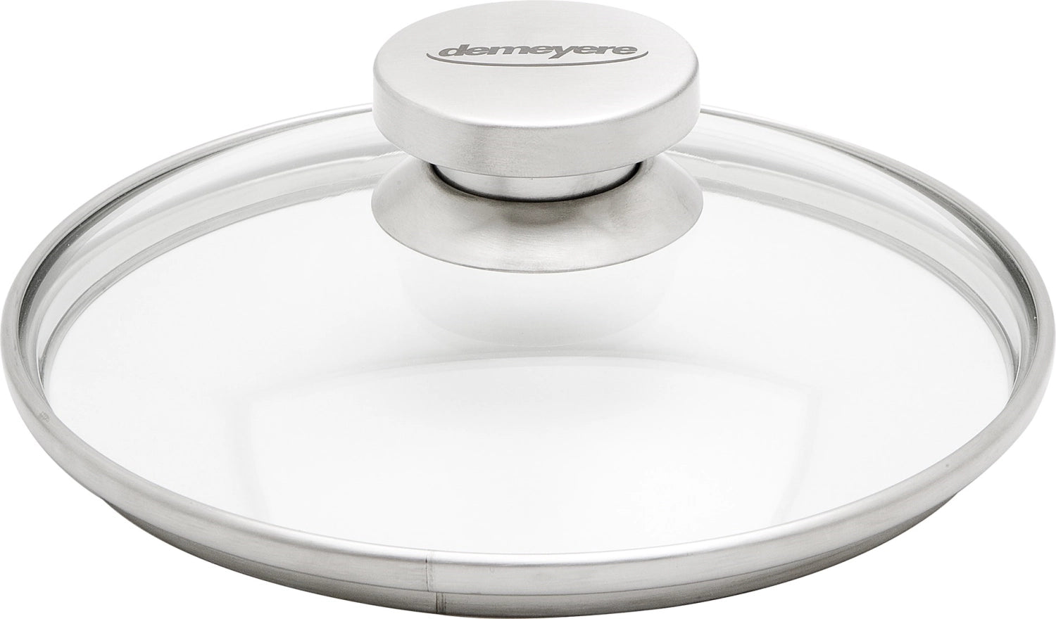 Glasdeckel mit Edelstahlring 24cm