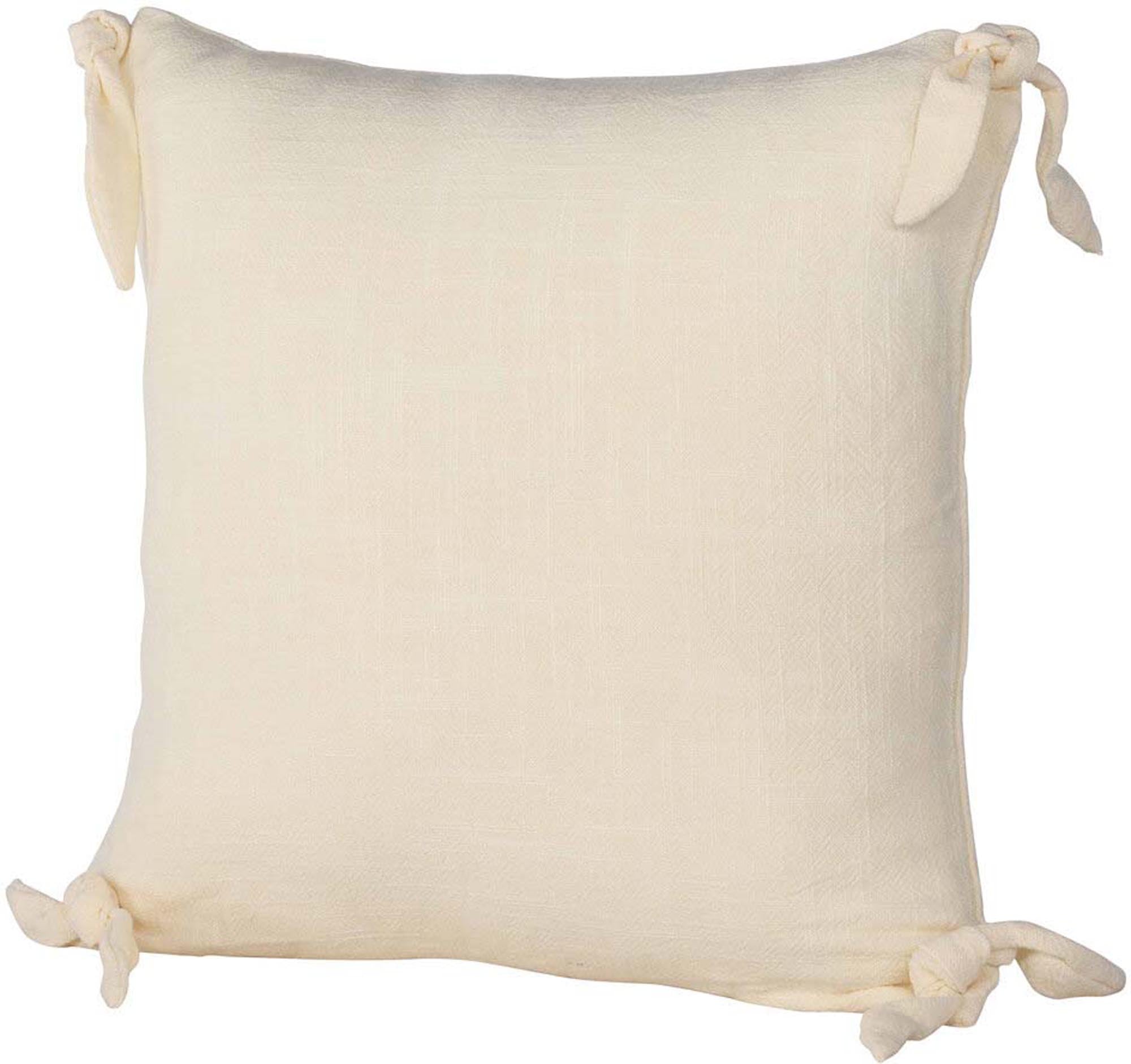 Der Nora Kissenbezug von Venture Home vereint Eleganz und Funktionalität in einem erdigen Beigeton, ideal für jedes Wohnambiente.