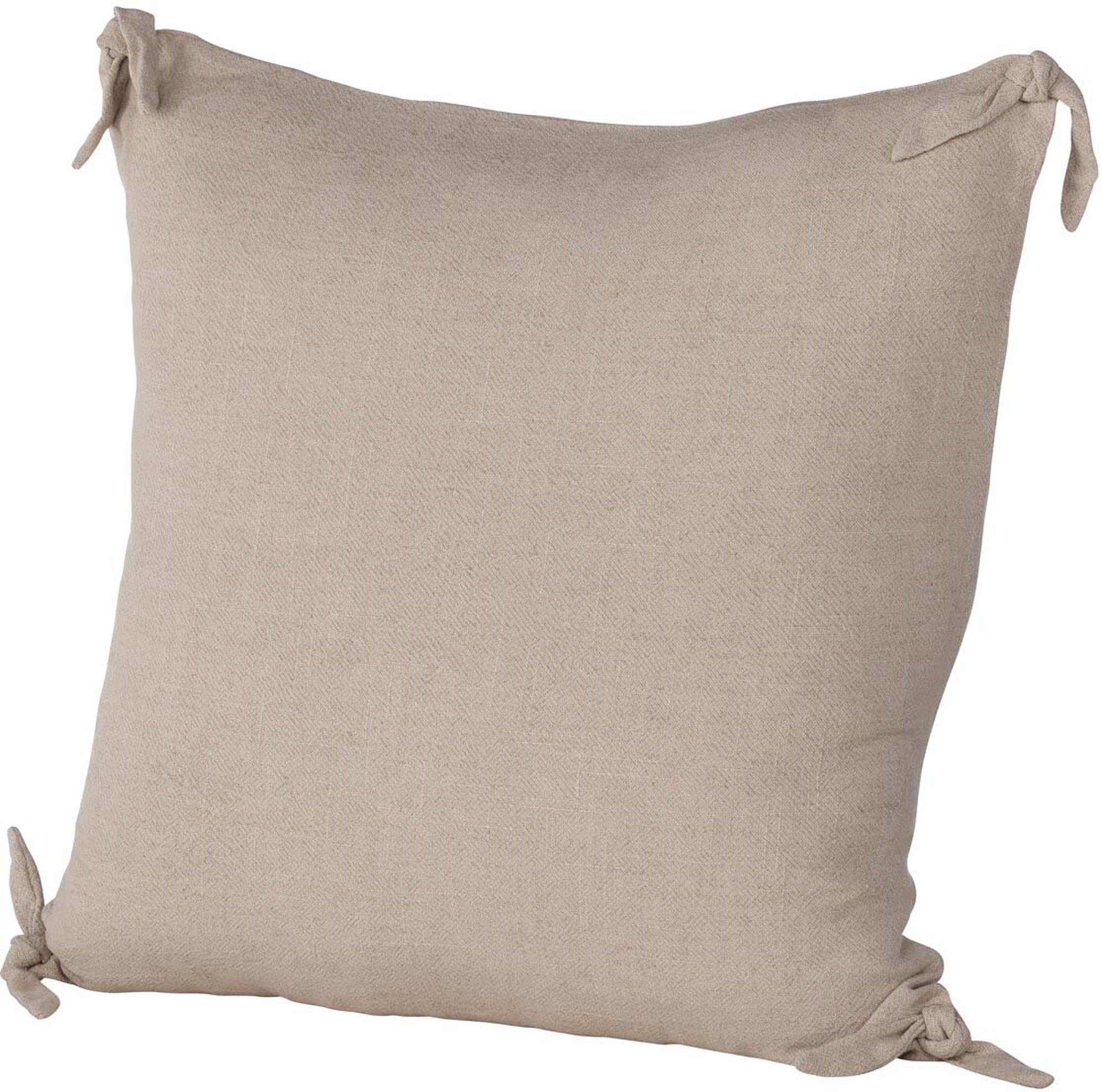 Der Nora Kissenbezug von Venture Home bringt mit seiner hochwertigen Viskose-Leinen-Mischung und charmanten Details stilvolle Akzente in Ihr Zuhause.