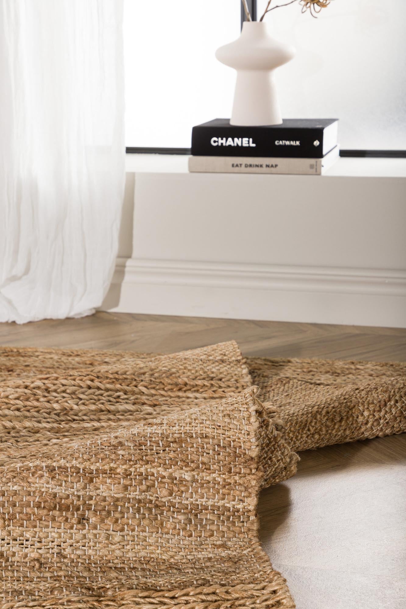 Hannes Teppich in Natur präsentiert im Onlineshop von KAQTU Design AG. Teppich ist von Venture Home