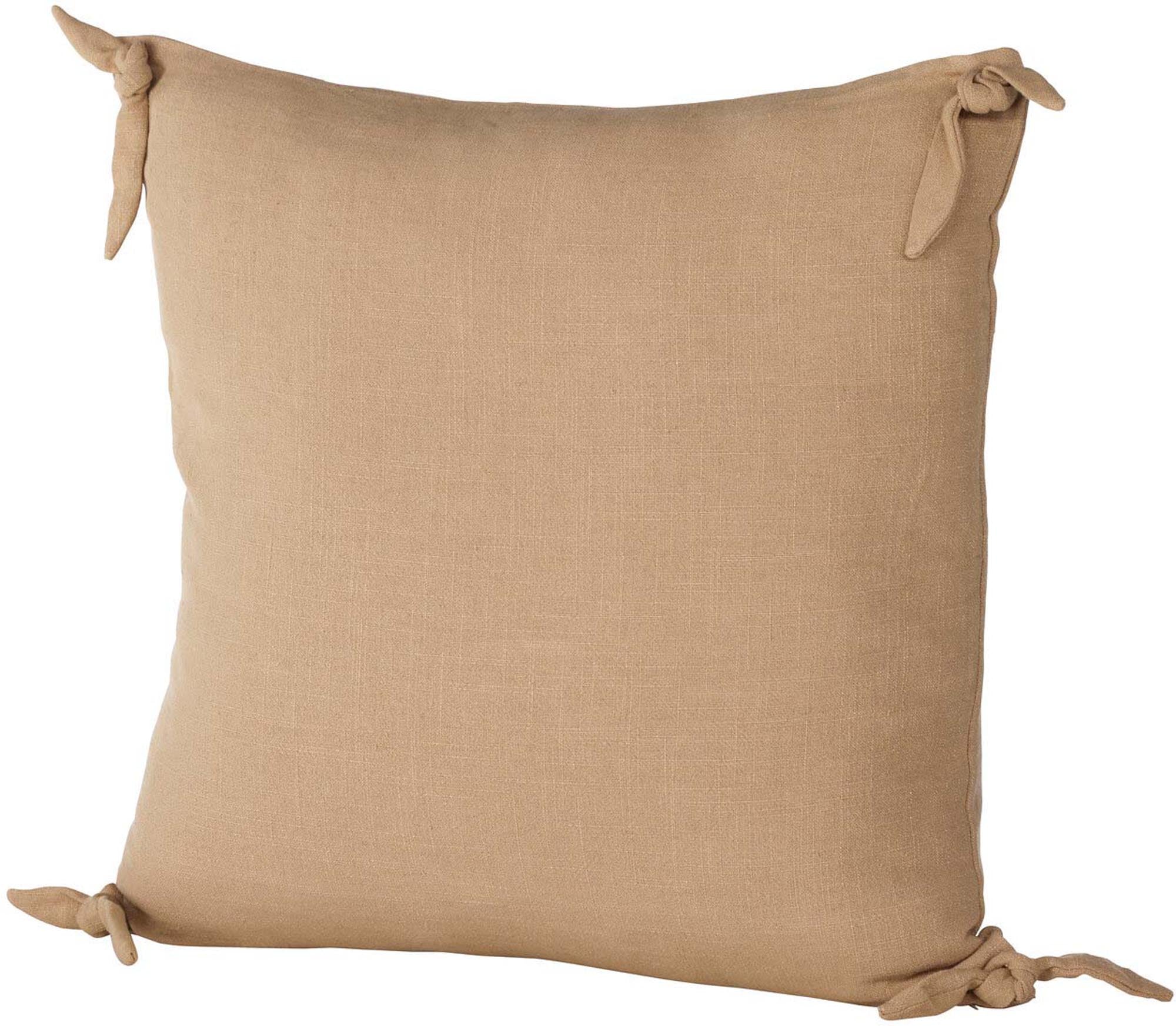 Eleganter Nora Kissenbezug von Venture Home in dezentem Beige.