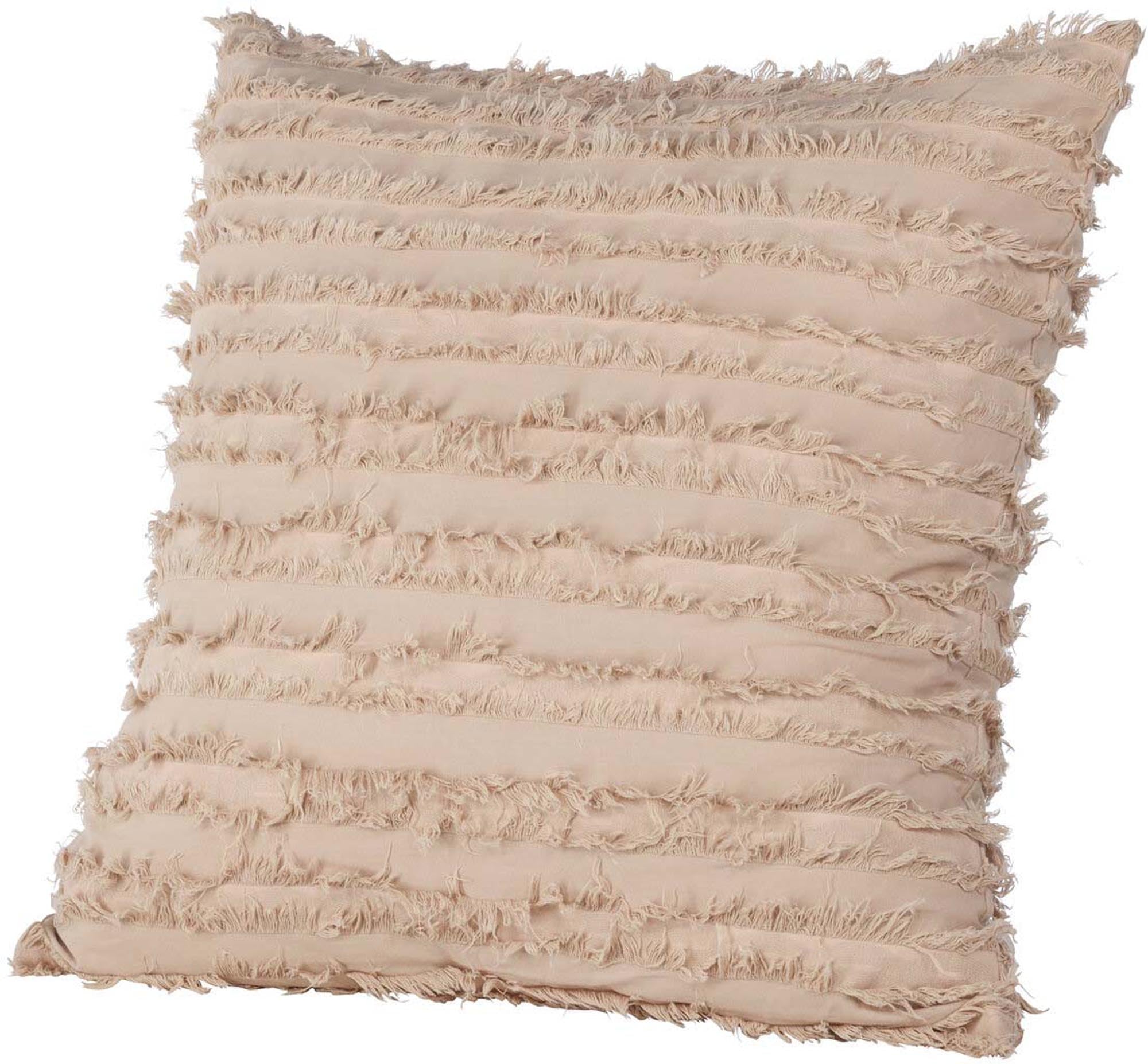 Entdecken Sie den Edith Kissenbezug von Venture Home: Stilvolles Accessoire aus langlebiger Baumwolle mit modernem Wimpern-Design für jeden Einrichtungsstil.