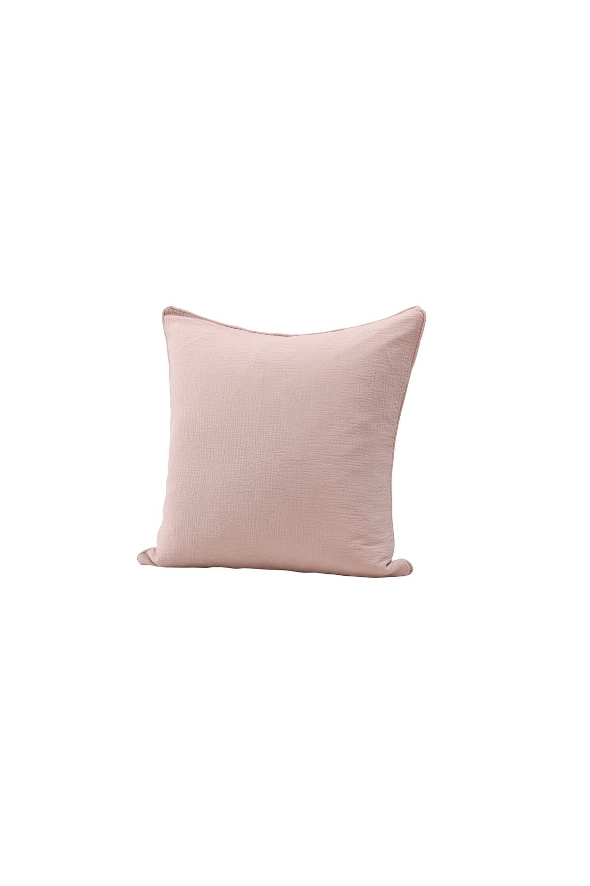 Beiger Tyra Kissenbezug aus 100 % Baumwolle, quadratische Form, 60 x 60 cm, mit verstecktem Reissverschluss an der Unterseite, Venture Home.