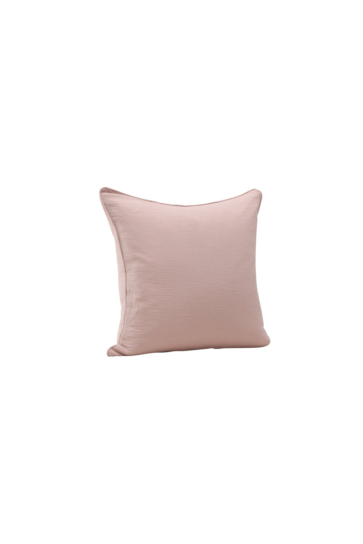 Beiger Tyra Kissenbezug aus 100 % Baumwolle, quadratische Form, 60 x 60 cm, mit verstecktem Reissverschluss an der Unterseite, Venture Home.