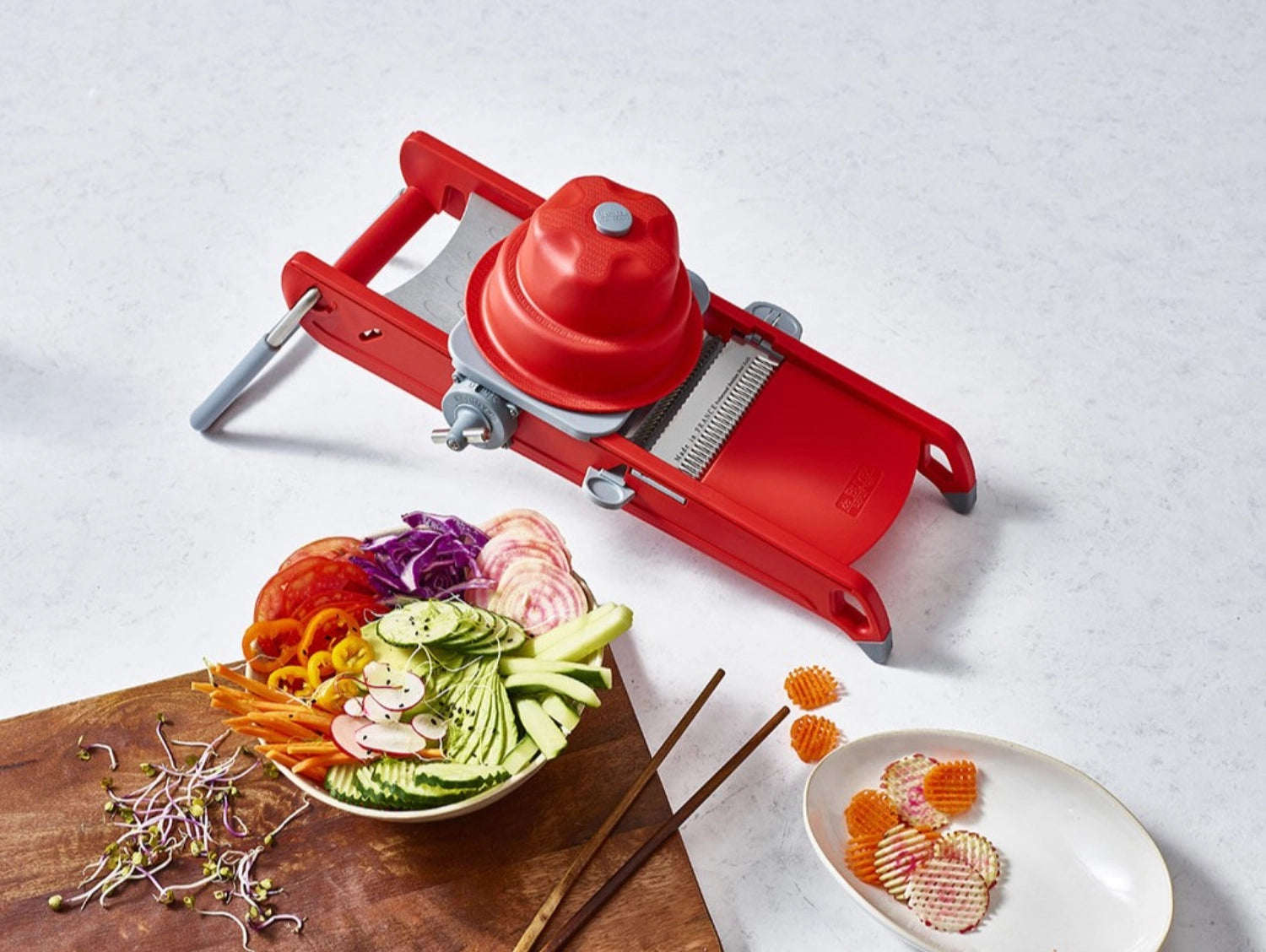 Swing de mandoline plus rouge