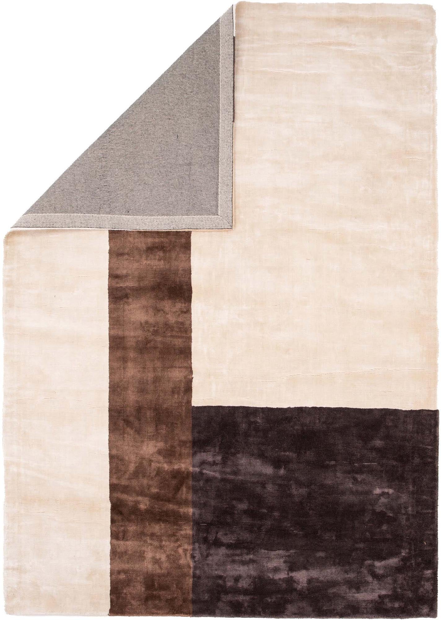 Arvid Teppich in Braun präsentiert im Onlineshop von KAQTU Design AG. Teppich ist von Venture Home