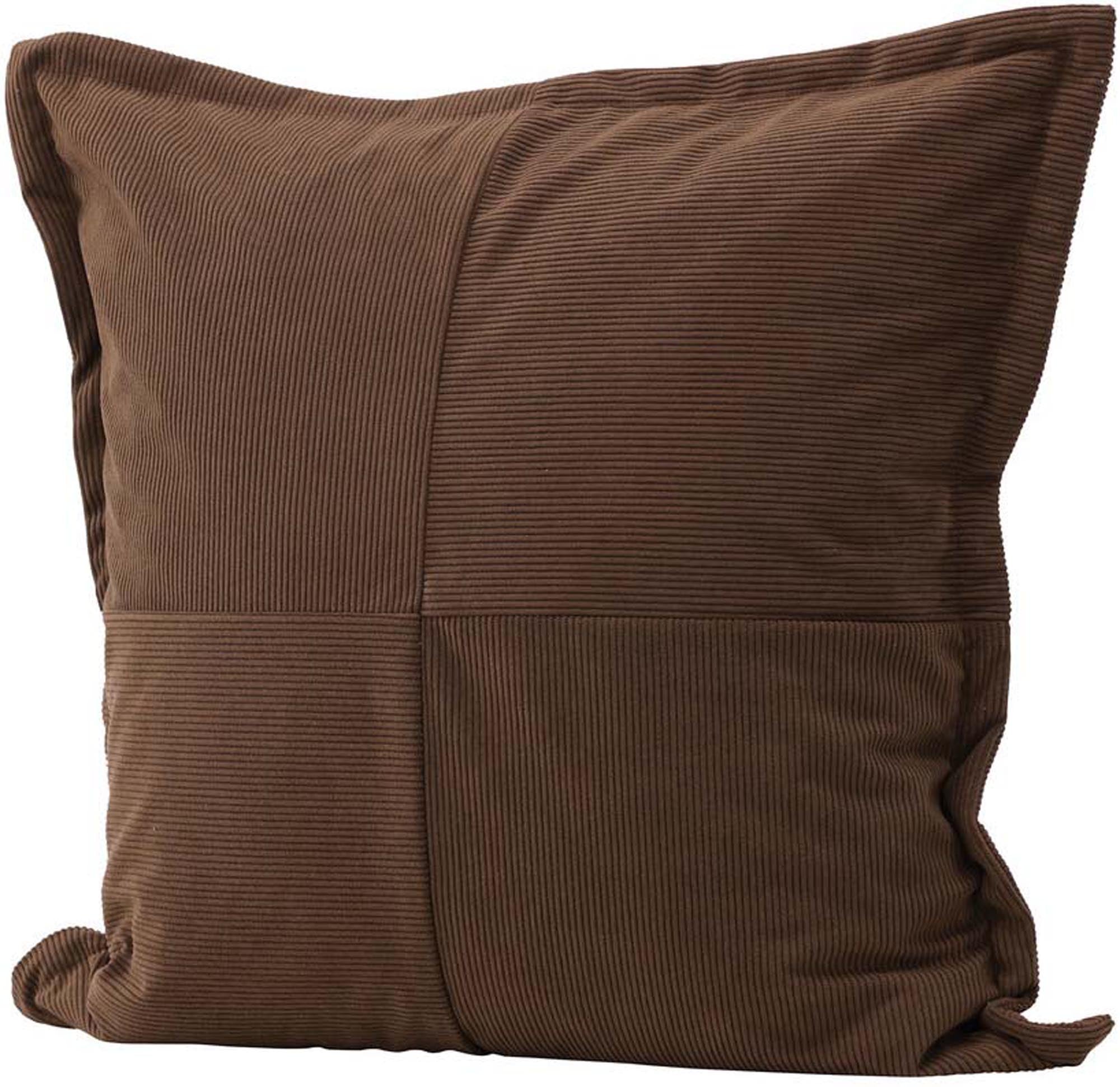 Lykke Kissenbezug: Stilvoller Manchester-Stoff in Beige, pflegeleicht und vielseitig für ein harmonisches Wohnambiente.