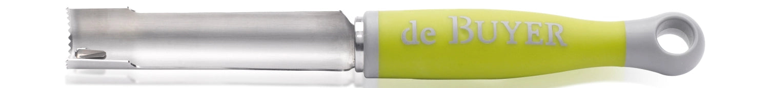 Der Universalentkerner 20mm von de Buyer ist der perfekte Küchenhelfer für schnelles und sauberes Entkernen von Äpfeln, Birnen und Paprika.