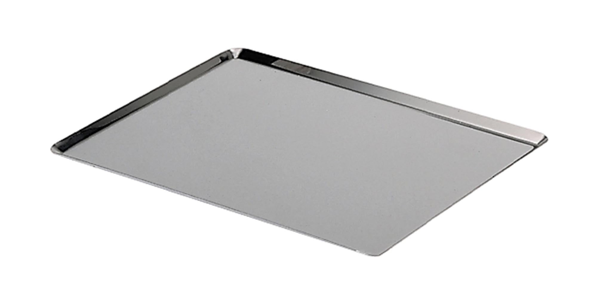 Hochwertiges Edelstahl-Backblech 60x40 cm von de Buyer, ideal für gleichmässiges Backen und leicht zu reinigen.