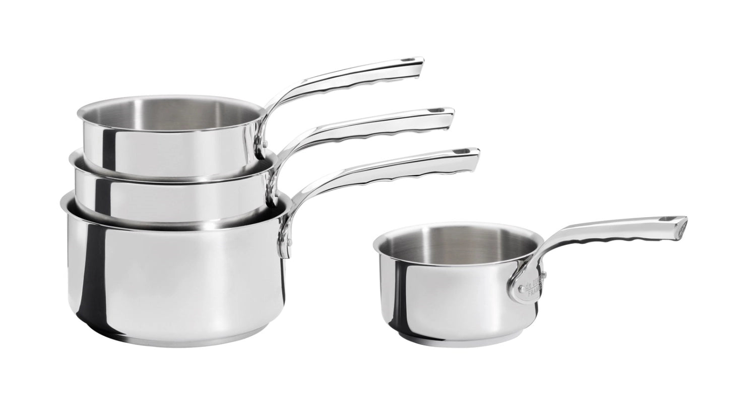 MILADY 4er Set Stielkasserolle Ø14161820cm, Induktion