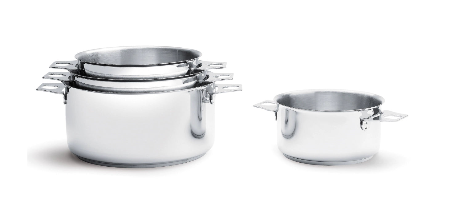 TWISTY 3er Set Stielkasserolle 161820cm, Induktion