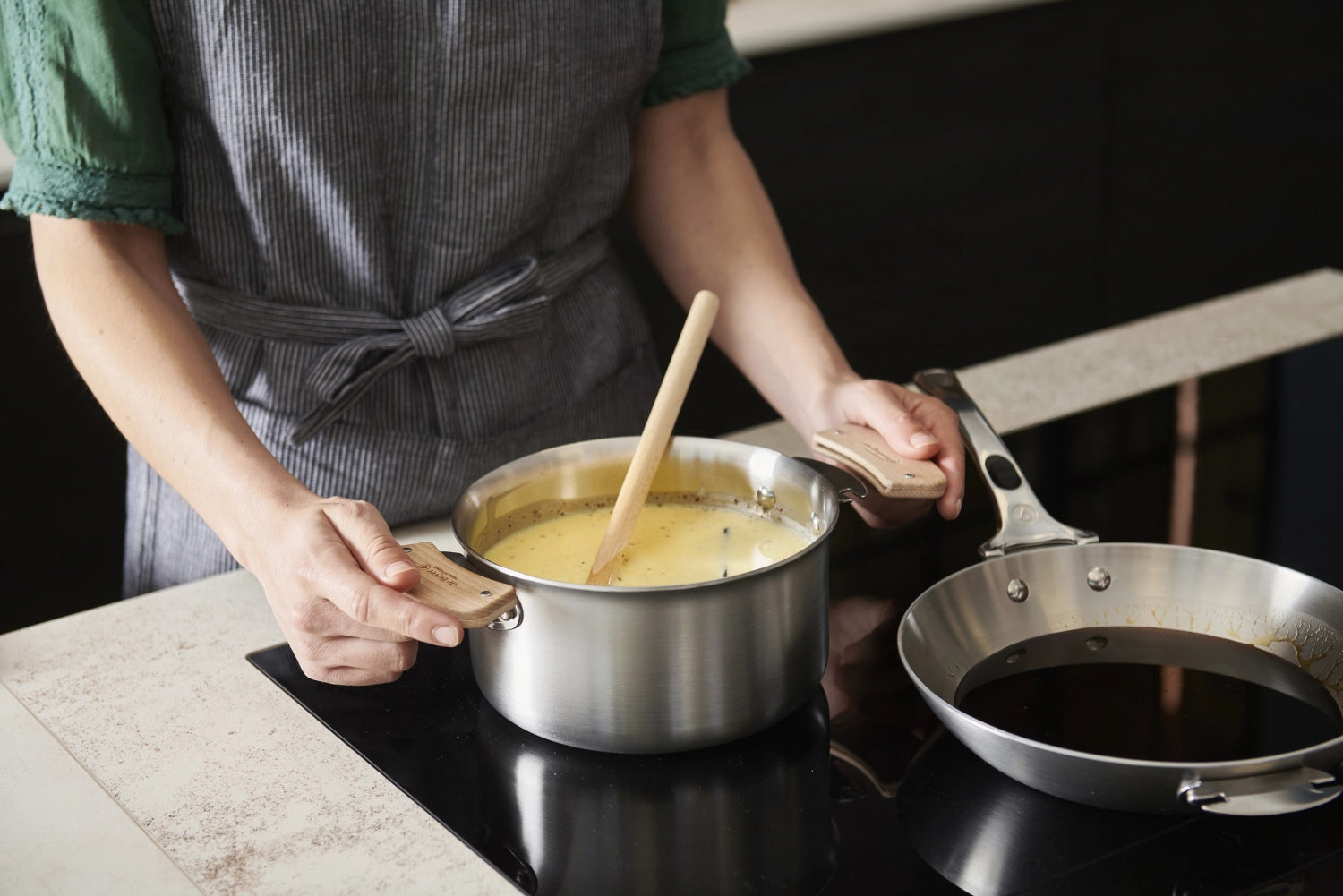 2 Set Alchimy Loqy Handle amovible de Beech Wood