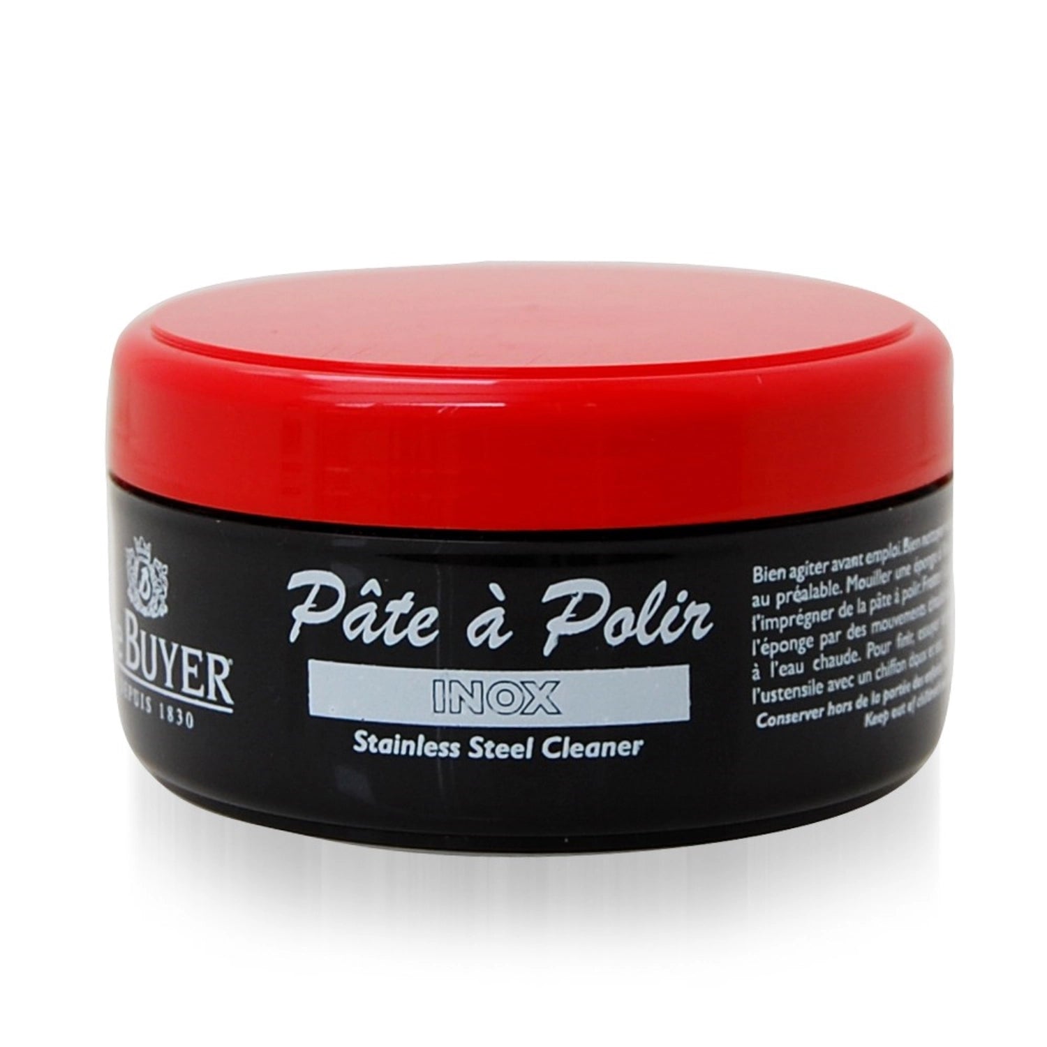 Entdecken Sie die Pflegepaste für Kupfer 150ml von de Buyer. Ideal zur Reinigung, Pflege und zum Schutz Ihres Kupferkochgeschirrs. Hochwertige Pflege für Langlebigkeit!