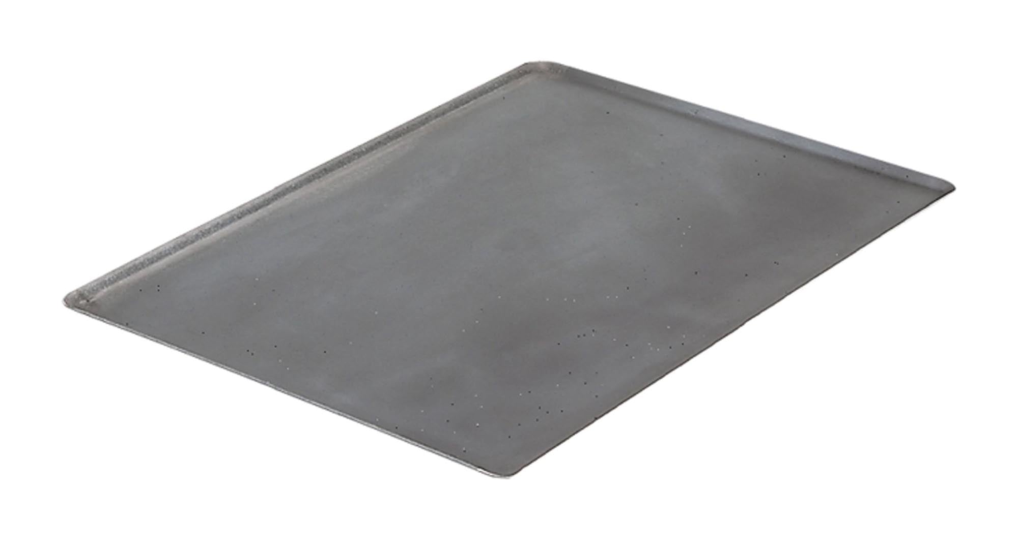 Entdecken Sie das hochwertige Backblech 40x30cm von de Buyer. Ideal für gleichmäßiges Backen, mit schrägen Kanten für einfaches Herausnehmen.