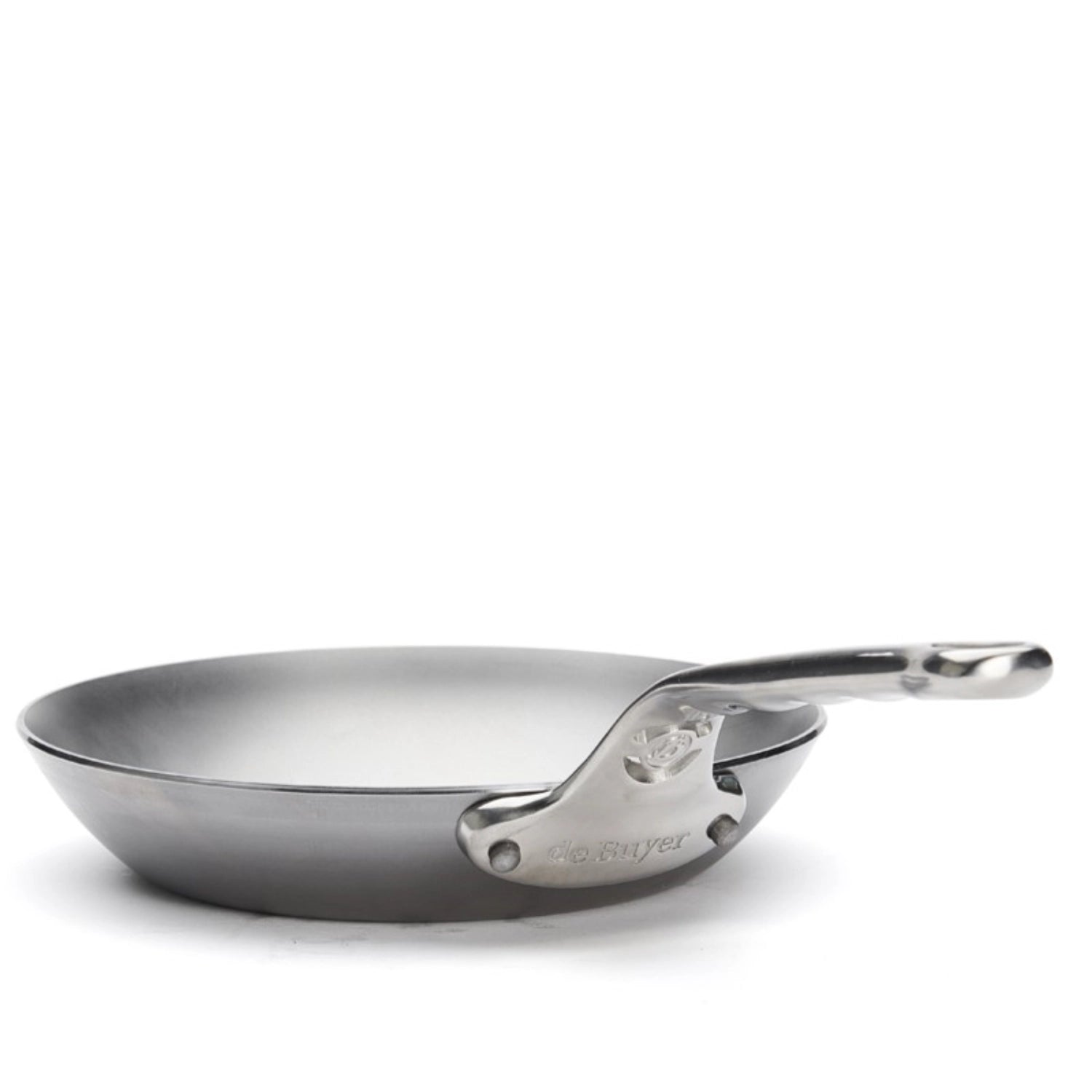 Mineral B Pro Eisenbratpfanne D20cm Induktion in Silber präsentiert im Onlineshop von KAQTU Design AG. Bratpfanne ist von de Buyer