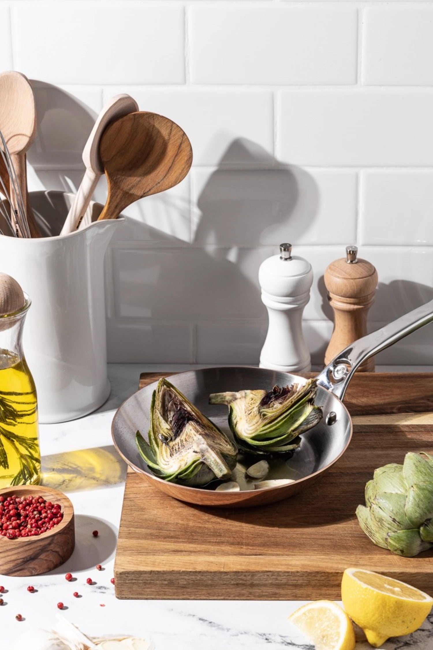 Erleben Sie die PRIMA MATERA Bratpfanne von de Buyer. Ø32cm, aus Kupfer und Edelstahl, optimal für Induktion. Für perfekte Bratergebnisse!