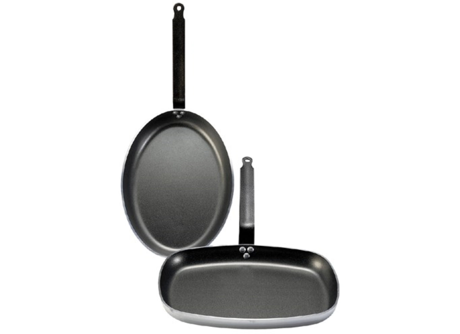 CHOC fish pan oval aluminum non-stick 36x26cm