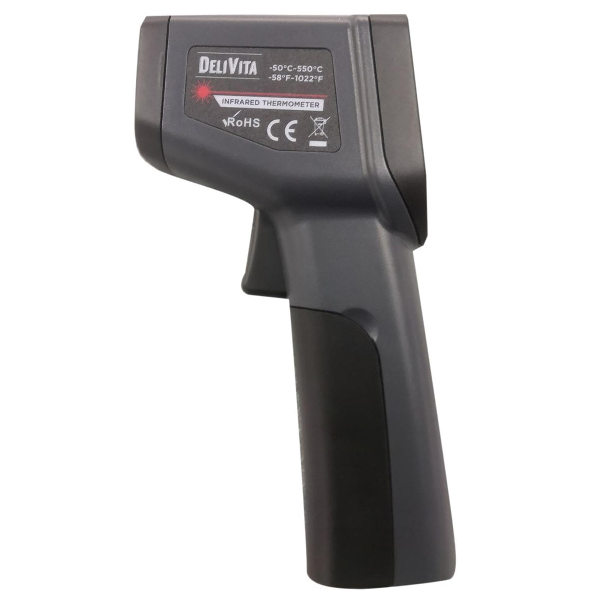 Die Delivita InfraRotwärmepistole: Innovatives Küchengerät mit Infrarottechnologie für schnelles, gleichmässiges Erhitzen und vielseitige Anwendungen.