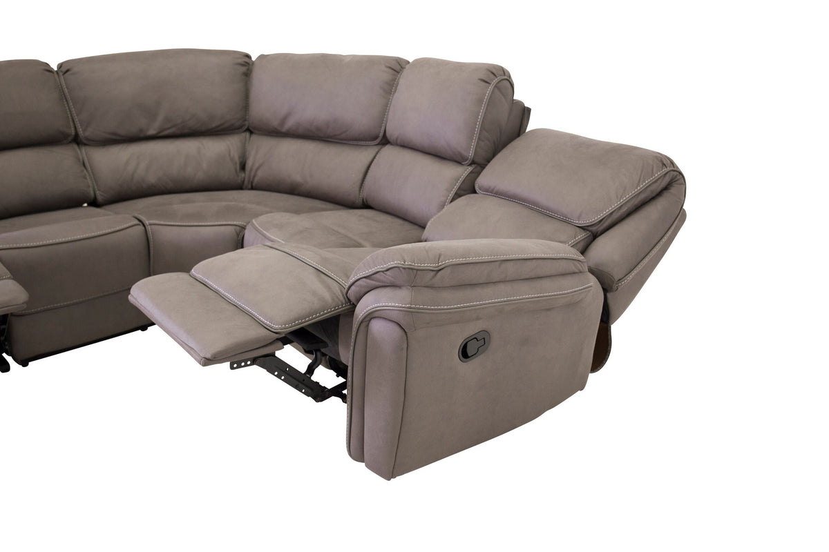 Saranda Sofa in Grau präsentiert im Onlineshop von KAQTU Design AG. Ecksofa ist von Venture Home