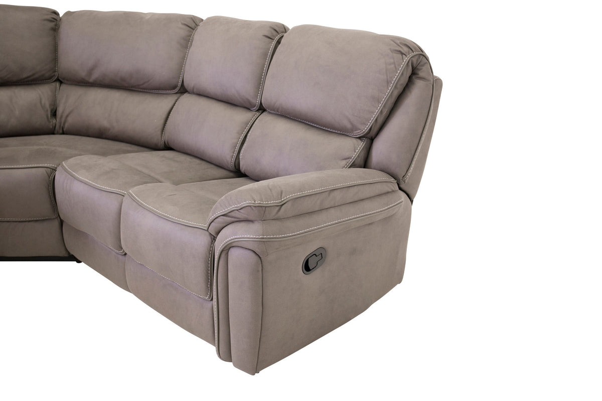 Saranda Sofa in Grau präsentiert im Onlineshop von KAQTU Design AG. Ecksofa ist von Venture Home