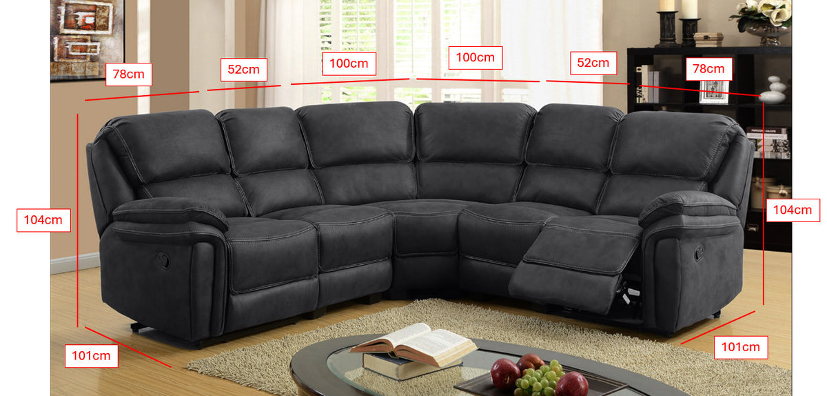 Saranda Sofa in Braun präsentiert im Onlineshop von KAQTU Design AG. Ecksofa ist von Venture Home
