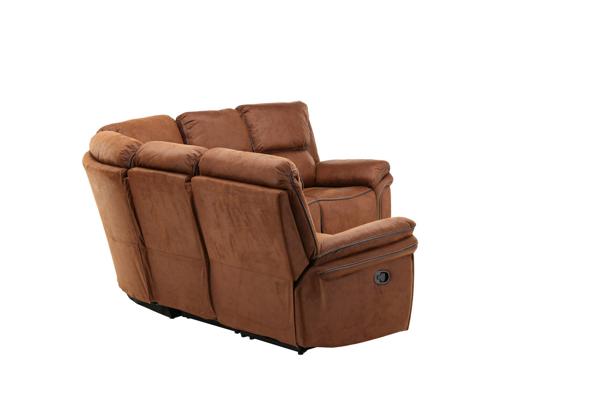 Saranda Sofa in Braun präsentiert im Onlineshop von KAQTU Design AG. Ecksofa ist von Venture Home