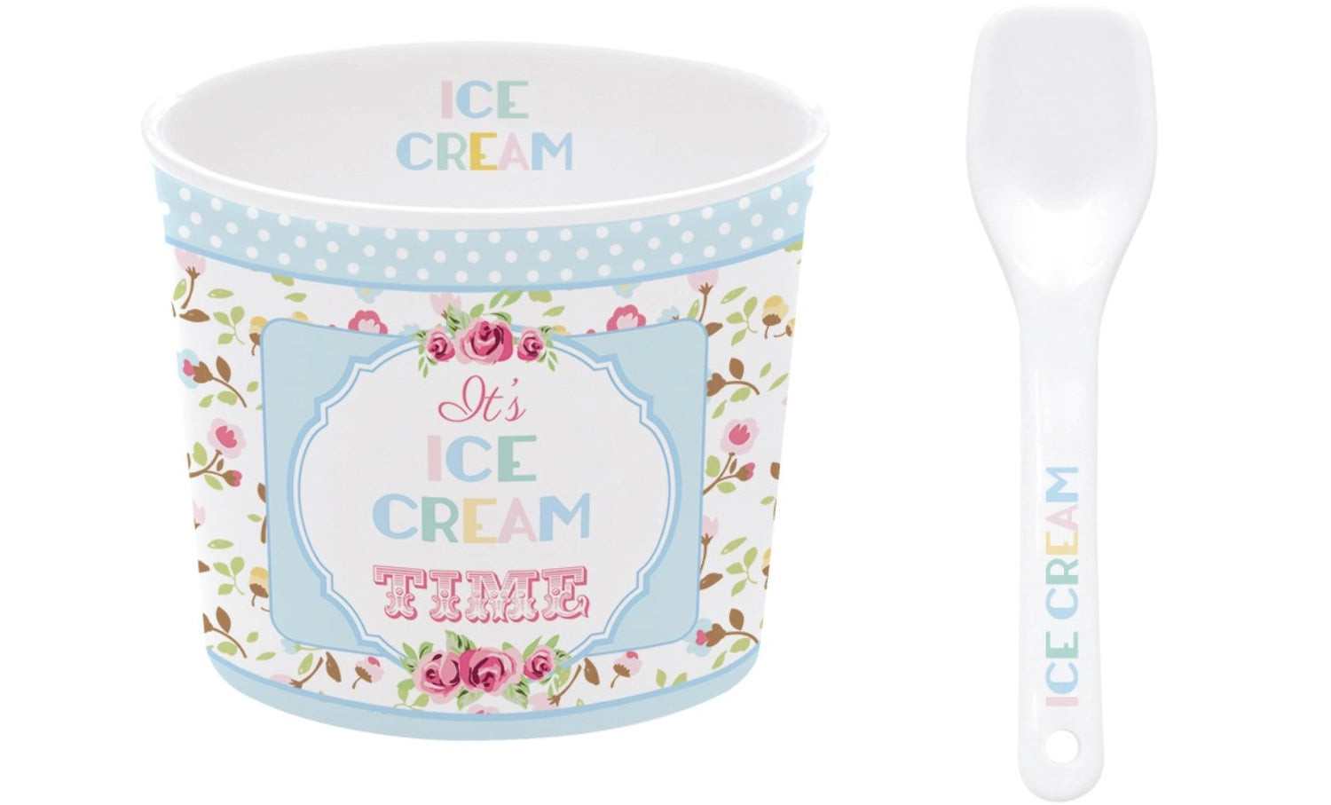 Time for Ice Cream Eisbecher, blau, D8.5cm